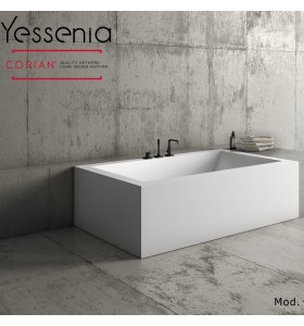 Basic Two Maßgeschneiderte Eckbadewanne aus Corian®