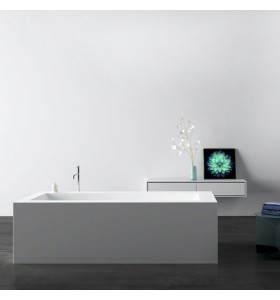 Basic Freistehende Badewanne nach Maß aus Corian® 