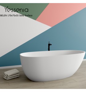 Belen Freistehende Badewanne - Weiß
