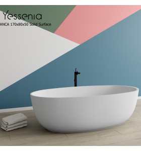Blanca Freistehende Badewanne - Weiß 