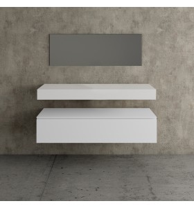 Moderner und hochwertiger Badezimmerschrank aus MDF - 1 Schublade