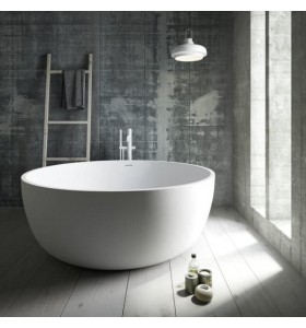 Round Freistehende Badewanne | Ø 120 - Weiß